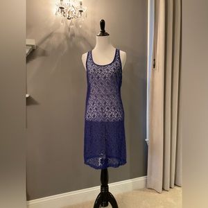 Tommy Bahama blue lace coverup, size small